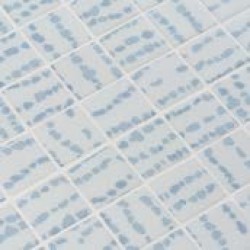 Ψηφίδα 5x5 Ισπανίας, σχήμα: Τετράγωνο Α’ διαλογής σε πλέγμα 36,5x36,5 επιφάνεια: Ματ, απόχρωση: Λευκό/Μπλε Ψηφίδες