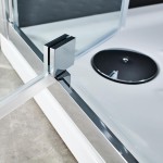 Shower enclosure Linear 80x195 6mm opening surface: Glossy, color: Chrome Linear Shower enclosure Linear 80x195 6mm opening surface: Glossy, color: Chrome Linear