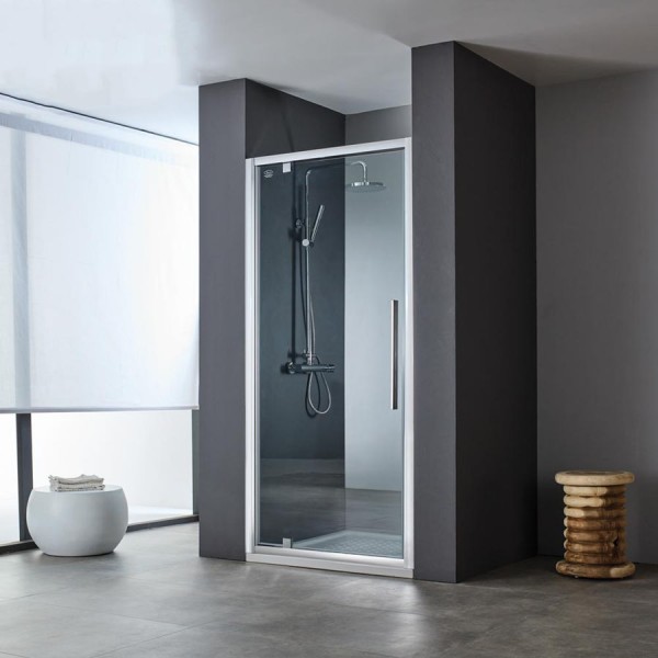Shower enclosure Linear 80x195 6mm opening surface: Glossy, color: Chrome Linear Shower enclosure Linear 80x195 6mm opening surface: Glossy, color: Chrome Linear