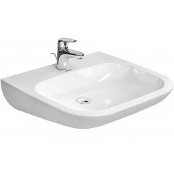 Special needs washbasin 60x55 Wall-mounted, color: White Accessible wash basins