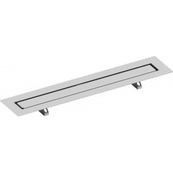 Shower channel material: Inox 90cm, color: Chrome Linear shower drains