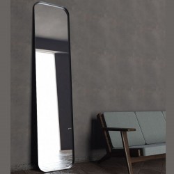 Mirror, shape: Rectangle 45x200 material: Metal, color: Black Mirrors