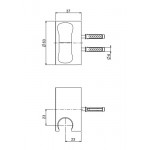 Shower holder Fixed material: Inox AISI 316, color: Chrome surface: Brushed Shower holders Shower holder Fixed material: Inox AISI 316, color: Chrome surface: Brushed Shower holders