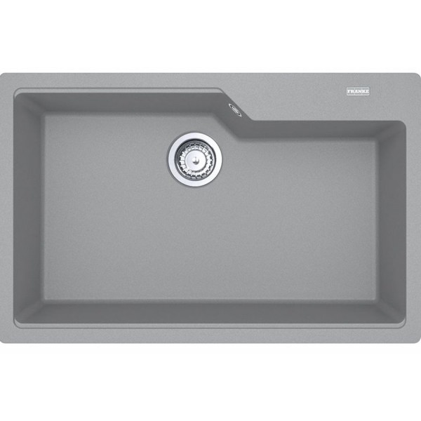 Sink Granite 78x50 free nested 1 bowl stone grey, color: Grey Granite