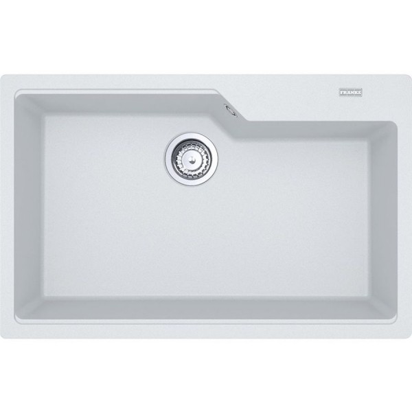 Sink Granite 78x50 free nested 1 bowl, color: White Granite