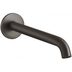 Spout (Nozzle) 20,1cm Wall-mounted material: Inox, color: Black surface: Brushed Bath spouts