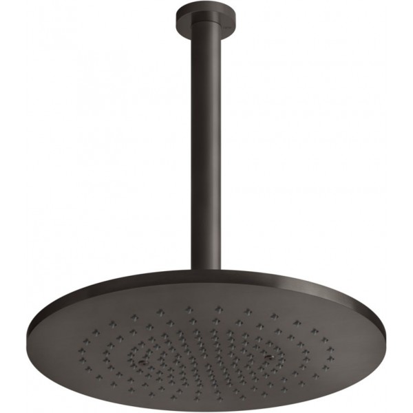 Κεφαλή ντους οροφής 35,5x35,5 από ορείχαλκο 1 ροής με βραχίονα 18,6cm, Black Metal Brushed PVD, χρώμα: Μαύρο επιφάνεια: Βουρτσισμένη Κεφαλές ντους Κεφαλή ντους οροφής 35,5x35,5 από ορείχαλκο 1 ροής με βραχίονα 18,6cm, Black Metal Brushed PVD, χρώμα: Μαύρο επιφάνεια: Βουρτσισμένη Κεφαλές ντους