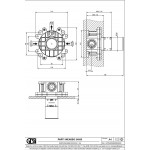 Shower tap Wall-mounted concealed part 1 way Steel brushed Wall-mounted - concealed part