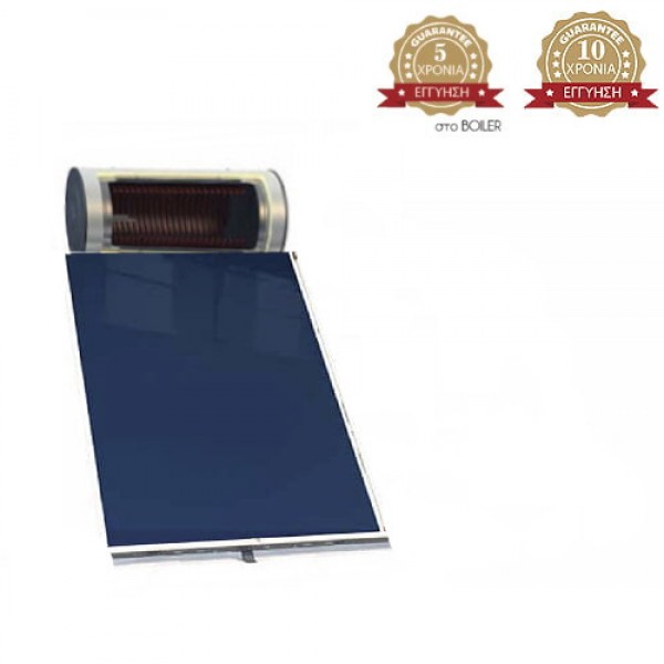 Ηλιακός θερμοσίφωνας για αντλία θερμότητας 150 lt Glass τριπλής ενέργειας με συλλέκτη 2m2 Ηλιακοί θερμοσίφωνες, Boilers