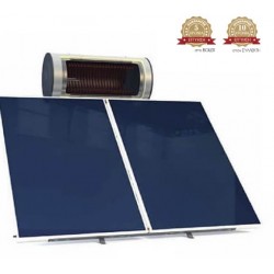 Ηλιακός θερμοσίφωνας για αντλία θερμότητας 200 lt Glass τριπλής ενέργειας με συλλέκτη 4m2  (2x2m2) Ηλιακοί θερμοσίφωνες, Boilers