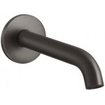 Spout (Nozzle) 14,7cm Wall-mounted material: Inox, color: Black surface: Brushed Bath spouts Spout (Nozzle) 14,7cm Wall-mounted material: Inox, color: Black surface: Brushed Bath spouts