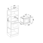 Microwave Concealed Black Franke Microwave Concealed Black Franke