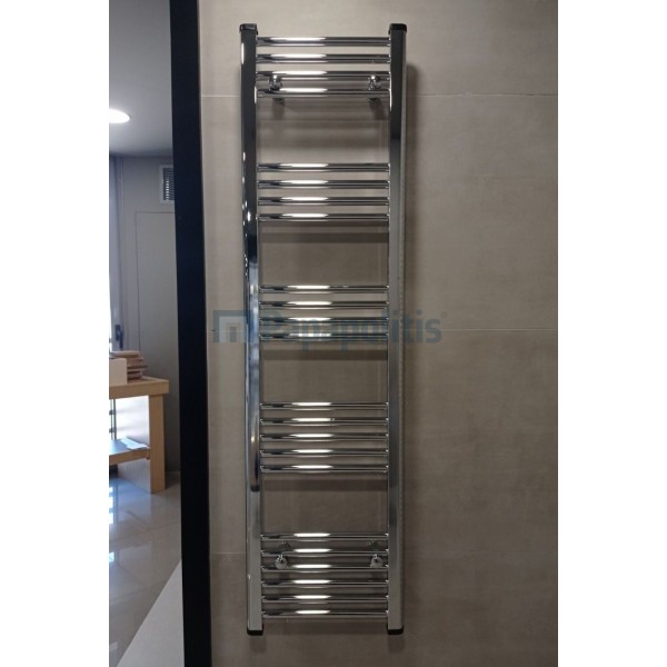 Heated towel rack 40x150 material: Aluminum, color: Chrome surface: Glossy Heated towel rails Heated towel rack 40x150 material: Aluminum, color: Chrome surface: Glossy Heated towel rails