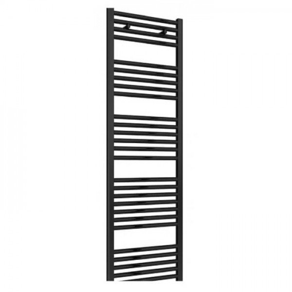 Heated towel rack 50x180 material: Aluminum, color: Black surface: Matt Heated towel rails