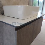 Βάση επίπλου με νιπτήρα 81x46x35 από ξύλο συνθετικό επίτοιχου τύπου με 1 νιπτήρα grey, χρώμα: Ξύλο Γκρι Βάσεις επίπλου με νιπτήρα