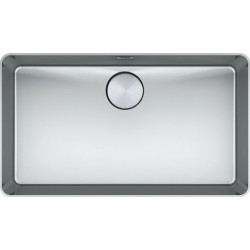 Νεροχύτης ανοξείδωτος 70x40 από inox επιφάνεια: Λεία ματ χωρίς πάγκο υποκαθήμενος, 1 γούρνα (71,2x41,2cm), χρώμα: Χρωμέ Ανοξείδωτοι