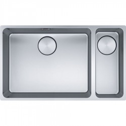 Sink Stainless (Steel) 68,5x40 material: Inox surface: Matt free Undermount 1 ½ cabinet, color: Chrome Stainless steel