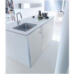 Sink Stainless (Steel) 50x40 material: Inox surface: Matt free Undermount 1 bowl (54x44), color: Chrome Stainless steel Sink Stainless (Steel) 50x40 material: Inox surface: Matt free Undermount 1 bowl (54x44), color: Chrome Stainless steel