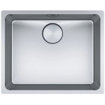Sink Stainless (Steel) 50x40 material: Inox surface: Matt free Undermount 1 bowl (54x44), color: Chrome Stainless steel Sink Stainless (Steel) 50x40 material: Inox surface: Matt free Undermount 1 bowl (54x44), color: Chrome Stainless steel