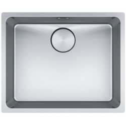 Νεροχύτης ανοξείδωτος 50x40 από inox επιφάνεια: Λεία ματ χωρίς πάγκο υποκαθήμενος, 1 γούρνα (54x44), χρώμα: Χρωμέ Ανοξείδωτοι