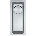 Νεροχύτης ανοξείδωτος 16x40 από inox επιφάνεια: Λεία ματ χωρίς πάγκο υποκαθήμενος, 1 γούρνα (20x44), χρώμα: Χρωμέ Ανοξείδωτοι