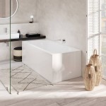 Bathtub Rectangular 180x80 material: Quaryl Quaryl, Stone White, color: White no grab bars surface: Matt Rectangular Bathtub Rectangular 180x80 material: Quaryl Quaryl, Stone White, color: White no grab bars surface: Matt Rectangular