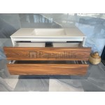Βάση επίπλου με νιπτήρα 120x50x50 από ξύλο επίτοιχου τύπου με 1 νιπτήρα με πάγκο solid, χρώμα: Καφέ Βάσεις επίπλου με νιπτήρα Βάση επίπλου με νιπτήρα 120x50x50 από ξύλο επίτοιχου τύπου με 1 νιπτήρα με πάγκο solid, χρώμα: Καφέ Βάσεις επίπλου με νιπτήρα