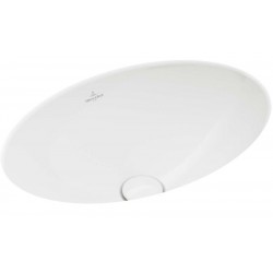 Washbasin Under counter 57x38 material: Porcelain Without overflow, color: White surface: Matt Under counter