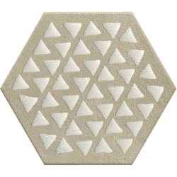 Patchwork πλακιδίου 25x21,6 Ιταλίας, σχήμα: Εξάγωνο Α’ διαλογής επιφάνεια: Ματ Εξάγωνο, 9mm, απόχρωση: Γκρι Patchwork