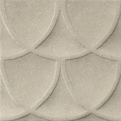 Border (listello) 20x20 Italy 1st choice surface: Srained - Textured, hue: Grey Tile Liners (Listello)-Decore