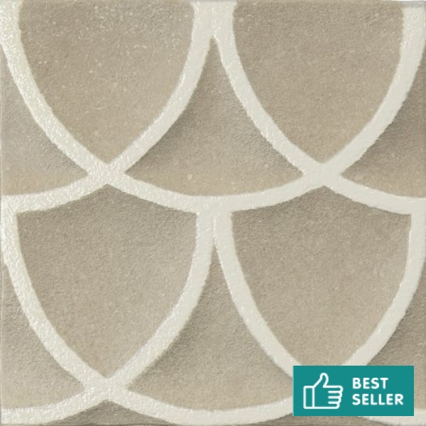 Border (listello) 20x20 Italy 1st choice surface: Srained - Textured, hue: Grey Tile Liners (Listello)-Decore Border (listello) 20x20 Italy 1st choice surface: Srained - Textured, hue: Grey Tile Liners (Listello)-Decore