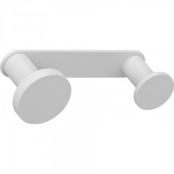 Άγκιστρο από ορείχαλκο διπλό, χρώμα: Λευκό επιφάνεια: Ματ Άγκιστρα