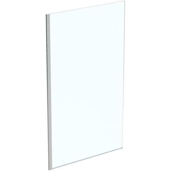 Καμπίνα ντουζιέρας ευθύγραμμη 120x200 8mm σταθερή επιφάνεια: Γυαλιστερή, χρώμα: Χρωμέ Ευθύγραμμες