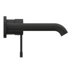 Μπαταρία νιπτήρος εντοιχιζόμενη - εξωτερικό μέρος 2 οπών αναμεικτική χωρίς βαλβίδα, χρώμα: Μαύρο 18,3cm, M-Size, phantom black από ορείχαλκο επιφάνεια: Ματ Εντοιχιζόμενες εξωτερικό μέρος