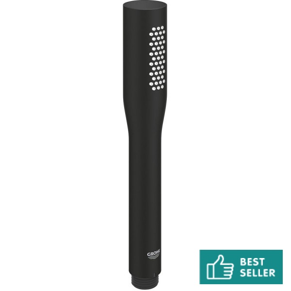 Τηλέφωνο ντους 1 ροής phantom black, χρώμα: Μαύρο επιφάνεια: Ματ Τηλέφωνα