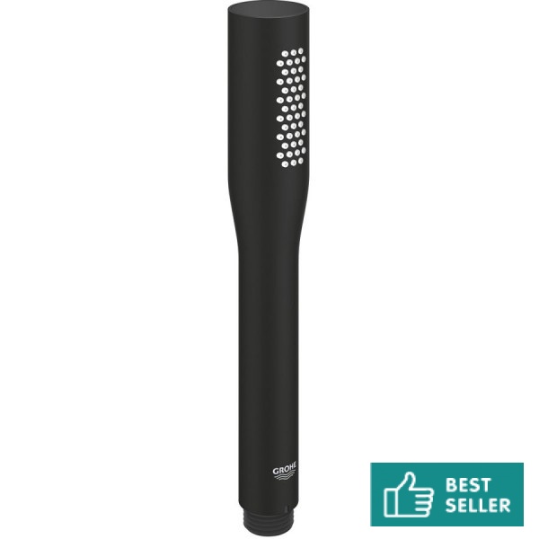 Shower head 1 jet phantom black, color: Black surface: Matt Hand showers Shower head 1 jet phantom black, color: Black surface: Matt Hand showers