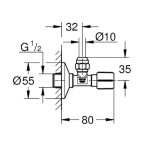 Switch material: Brass, color: Black surface: Matt Angle valves Switch material: Brass, color: Black surface: Matt Angle valves