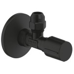 Διακόπτης ματ, γωνιακός, 1/2” x3/8” , phantom black από ορείχαλκο, χρώμα: Μαύρο επιφάνεια: Ματ Διακόπτες, Κάνουλες