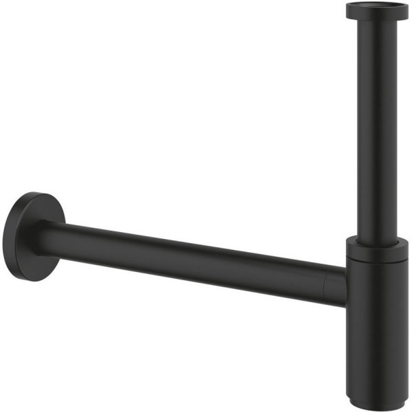 Sink siphon 1 ¼” material: Brass surface: Matt, color: Black Siphons
