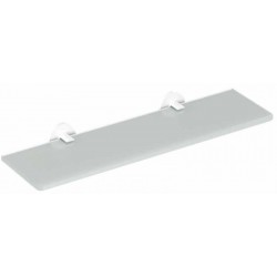 Εταζέρα 40cm 400 x 125 x Ø44mm από ορείχαλκο επιφάνεια: Ματ, χρώμα: Λευκό Εταζέρες