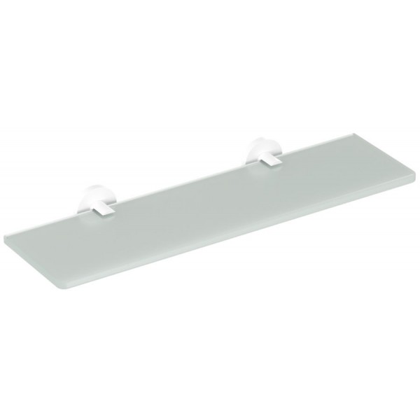 Shelf 60cm material: Brass surface: Matt, color: White Shelves