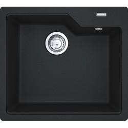 Sink Granite 56x50 free nested 1 bowl onyx, color: Black Granite