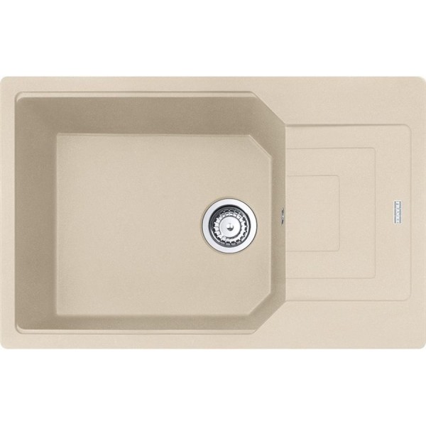Sink Granite 78x50 left / right nested 1 bowl, color: Beige Granite