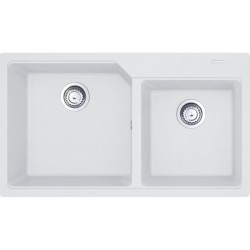 Sink Granite 86x50 free nested 1 ½ cabinet polar white, color: White Granite