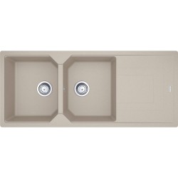 Sink Granite 116x50 left / right nested 2 cabinet, color: Beige Granite