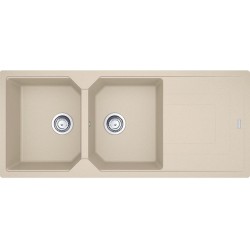 Sink Granite 116x50 left / right nested 2 cabinet, color: Beige Granite
