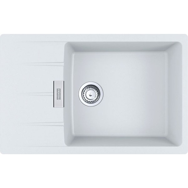 Sink Granite 78x50 left / right nested 1 bowl polar white, color: White Granite Sink Granite 78x50 left / right nested 1 bowl polar white, color: White Granite
