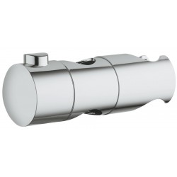 Στήριγμα ντους βέργας από ABS διάμετρος Φ21,8mm, χρώμα: Χρωμέ επιφάνεια: Γυαλιστερή Στηρίγματα ντους