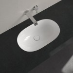 Νιπτήρας υποκαθήμενος 53x32 από πορσελάνη ceramic plus, White Alpin (58x37) με υπερχείλιση, χρώμα: Λευκό επιφάνεια: Γυαλιστερή Υποκαθήμενοι