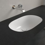 Νιπτήρας υποκαθήμενος 53x32 από πορσελάνη ceramic plus, White Alpin (58x37) με υπερχείλιση, χρώμα: Λευκό επιφάνεια: Γυαλιστερή Υποκαθήμενοι